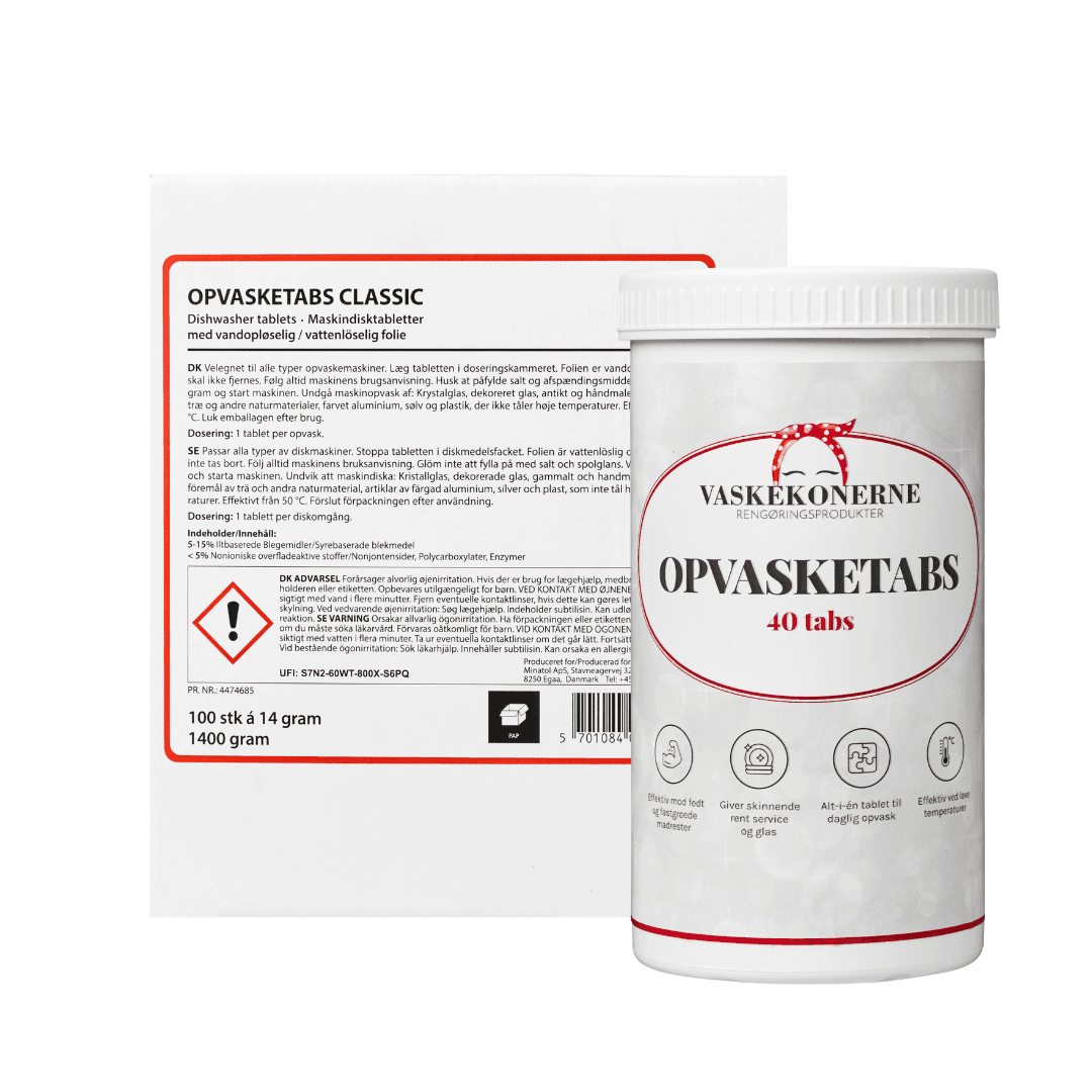 OPVASKETABS 100 STK